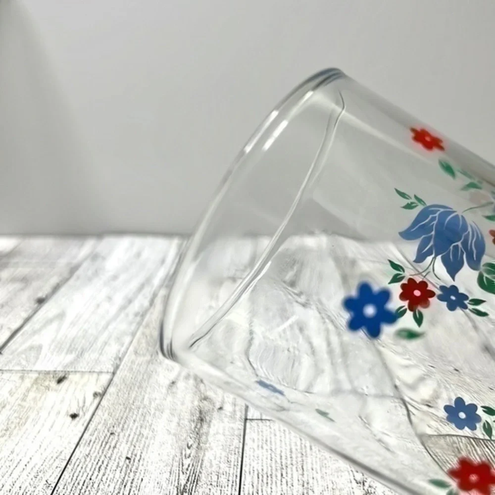 Firna Indonesian Vintage Floral Tumblers (Set of 4)